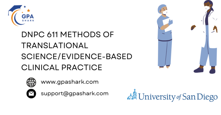 DNPC 611 Methods of Translational Science/Evidence-Based Clinical Practice