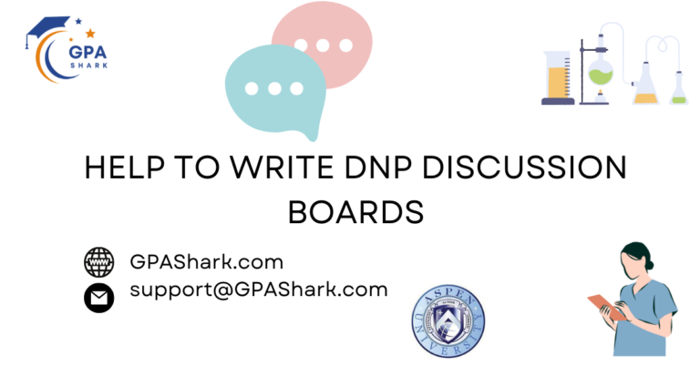 Help to Write DNP Discussion Boards